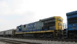 CSX 7073 sits south of town
